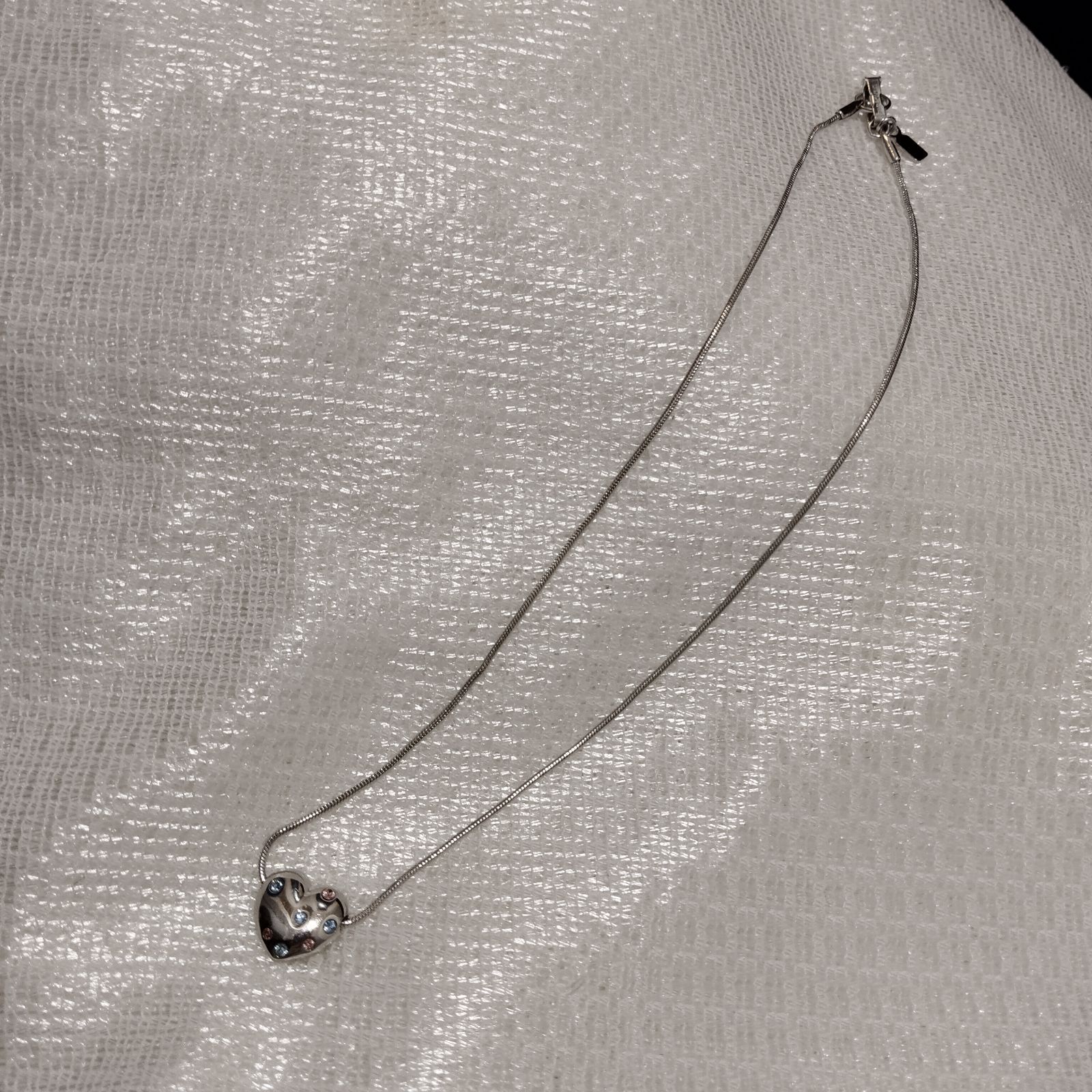 最終値下げ】SWAROVSKI ペンダント スワロフスキー ハートネックレス 