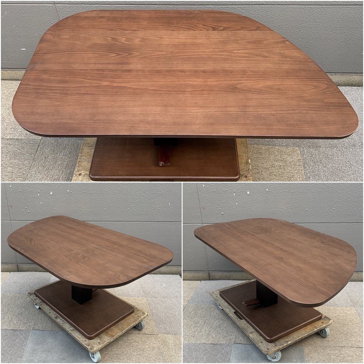 北九州市福岡市限定　サコダ　昇降式テーブル　無段階　高さ調節可能 北九州市福岡市限定 サコダ 昇降式テーブル 無段階 高さ調節可能 無