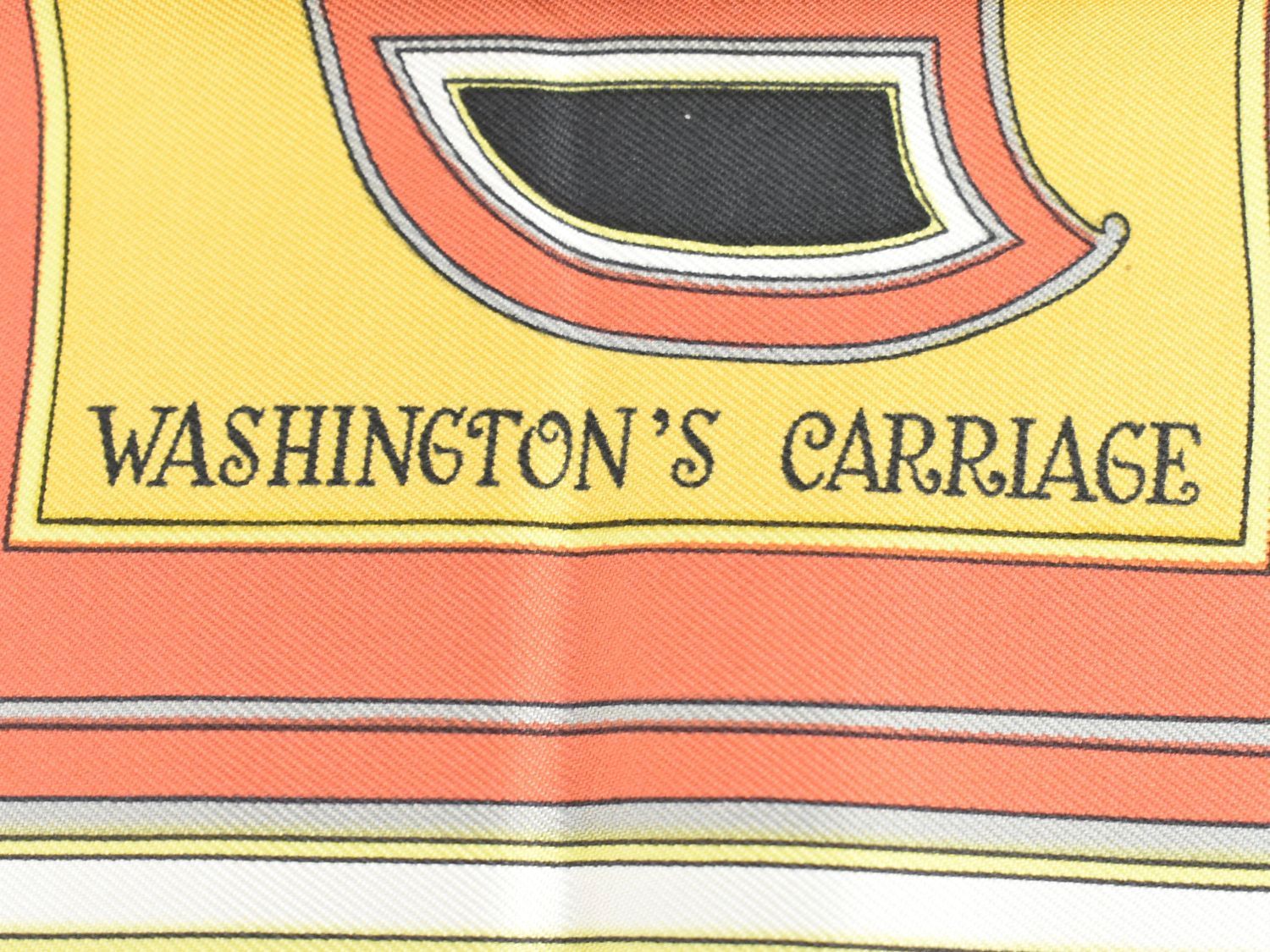 エルメス HERMES スカーフカレ カレ90 WASHINGTON'S CARRIAGE