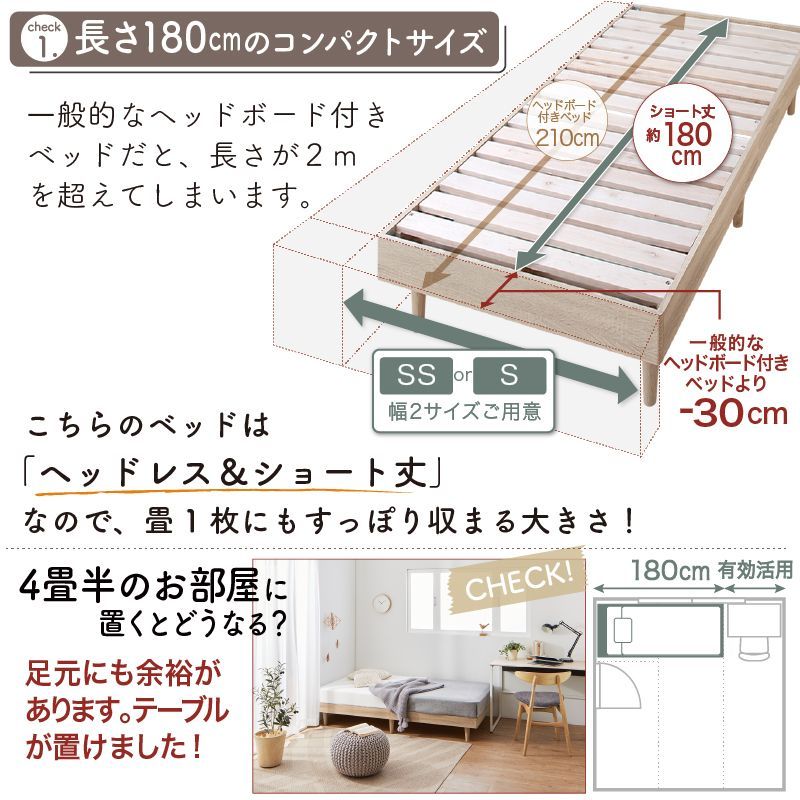 すのこベッド