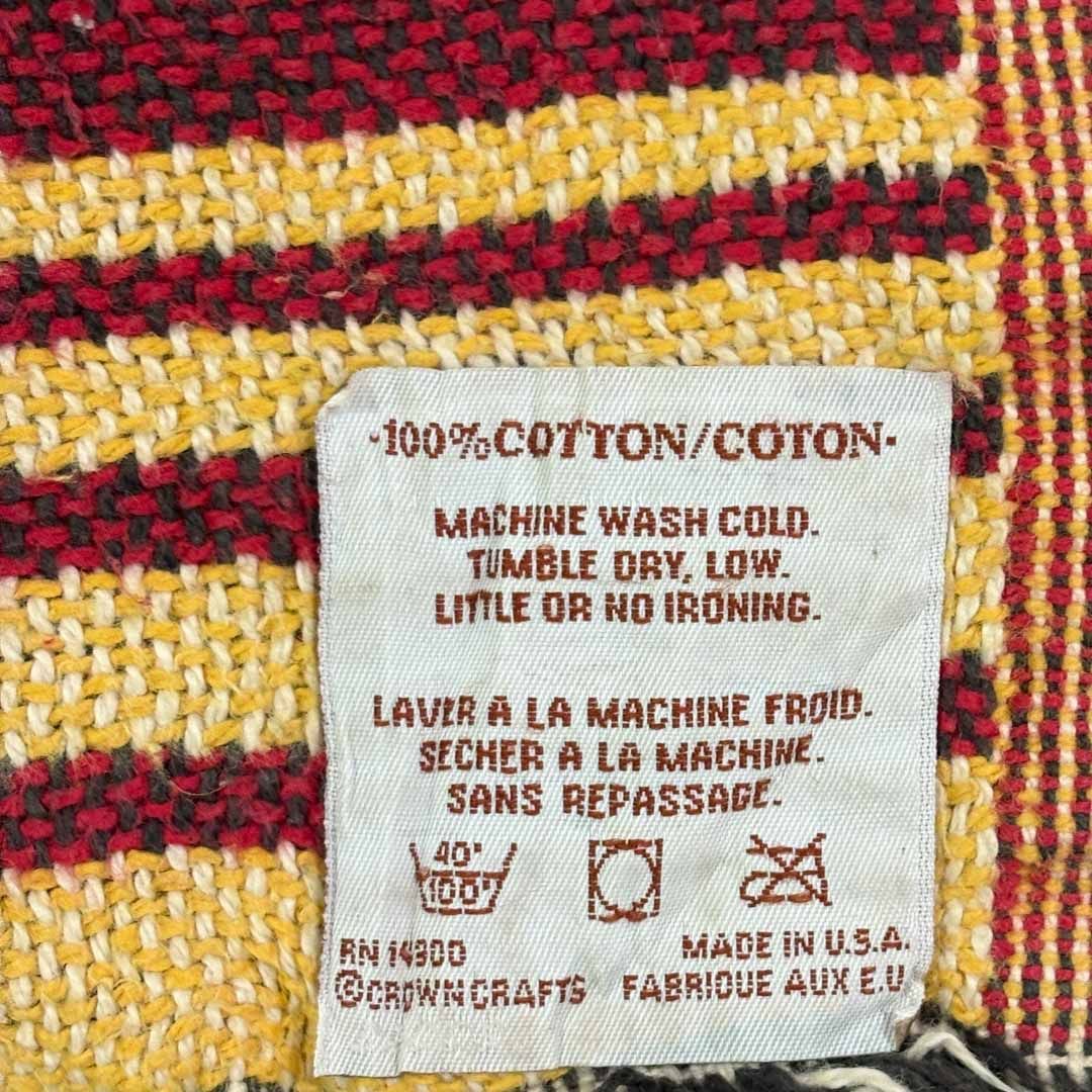vintageラグ カーペット USA製 ネイティブ柄 オルテガ 1862