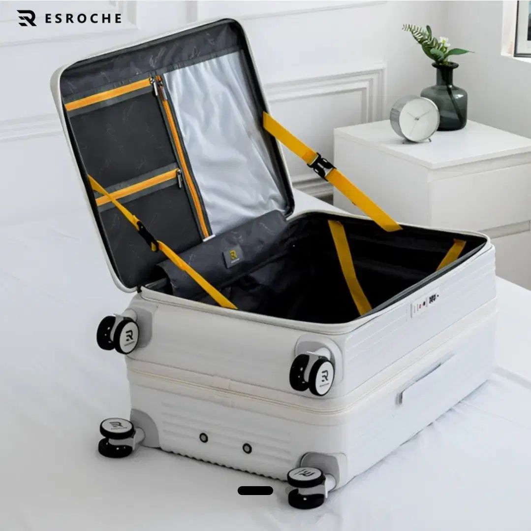エスロシュ 新しいオープンピック 拡張機能付き 旅行用 キャリーケース スーツケース 出品