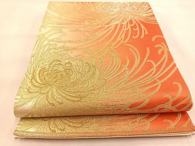 508my67◇宝尽くし 飛鶴 松竹梅 吾妻小紬 作家物 唐織 金糸 六通 袋帯 508my67◇宝尽くし 飛鶴 松竹梅 吾妻小紬 作家物 唐織 金糸 六通