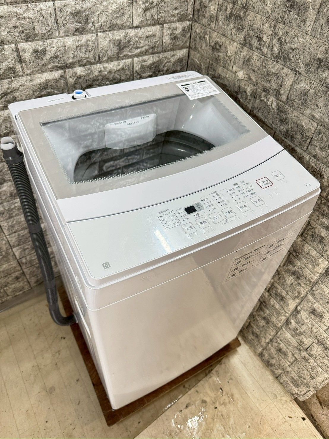 大阪送料無料☆3か月保障付き☆洗濯機☆ニトリ☆6kg☆2021年☆NTR60☆S 