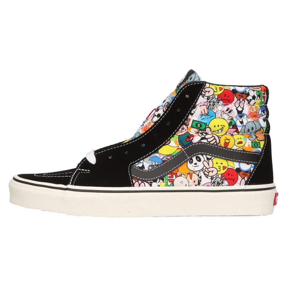 VANS (ヴァンズ) ×atmos SK8-HI Emoji vn0a32qg332-0001 スケートハイ エモジ ハイカットスニーカー マルチカラー US9.5/27.5cm