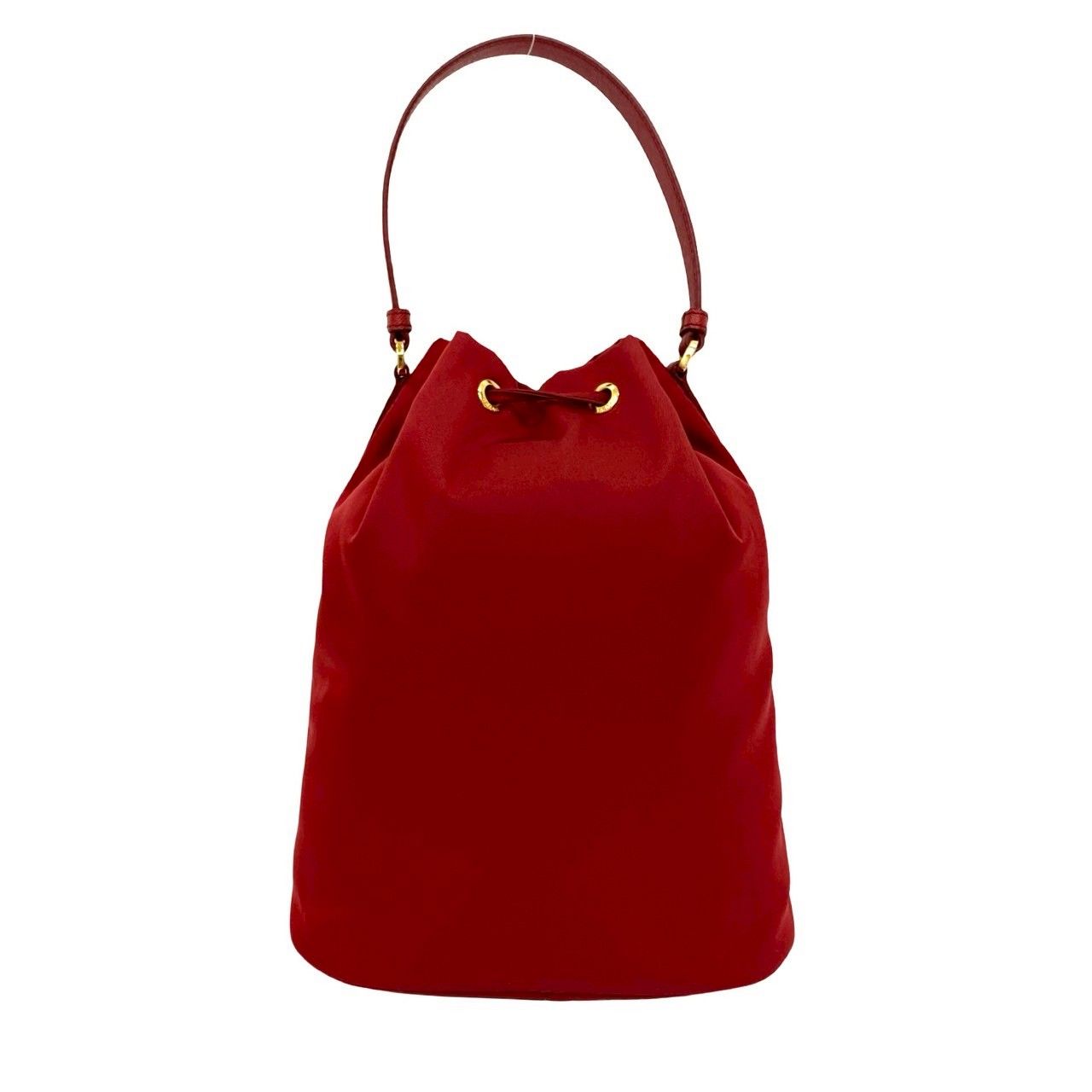 未使用保管品 袋付き PRADA プラダ デュエット 三角ロゴ 金具