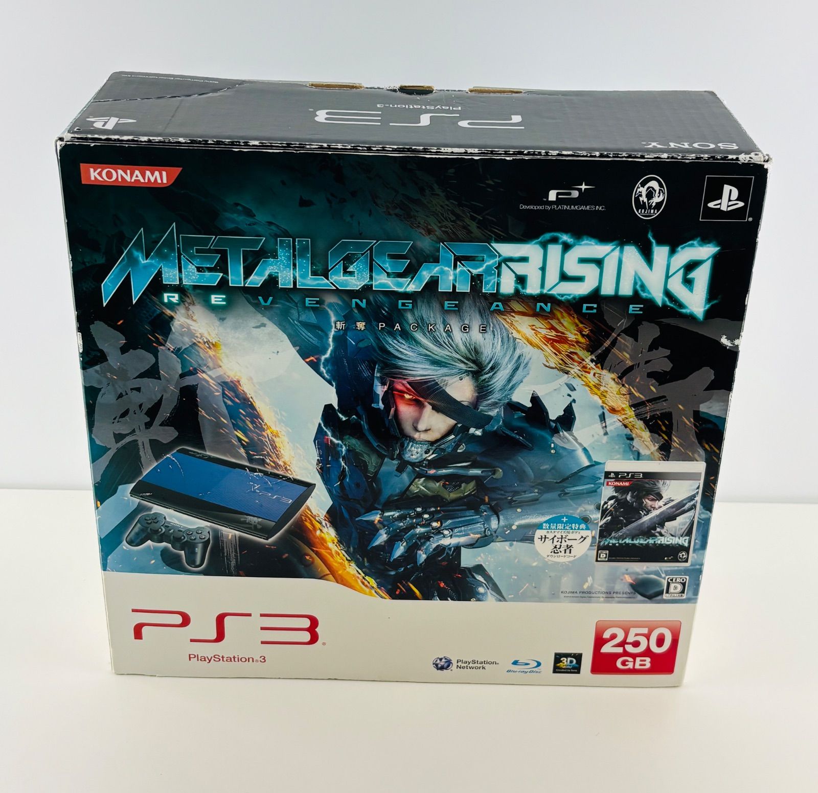 PS3メタルギアライジング斬奪パッケージ 本体 CECH 4000B メタルギア