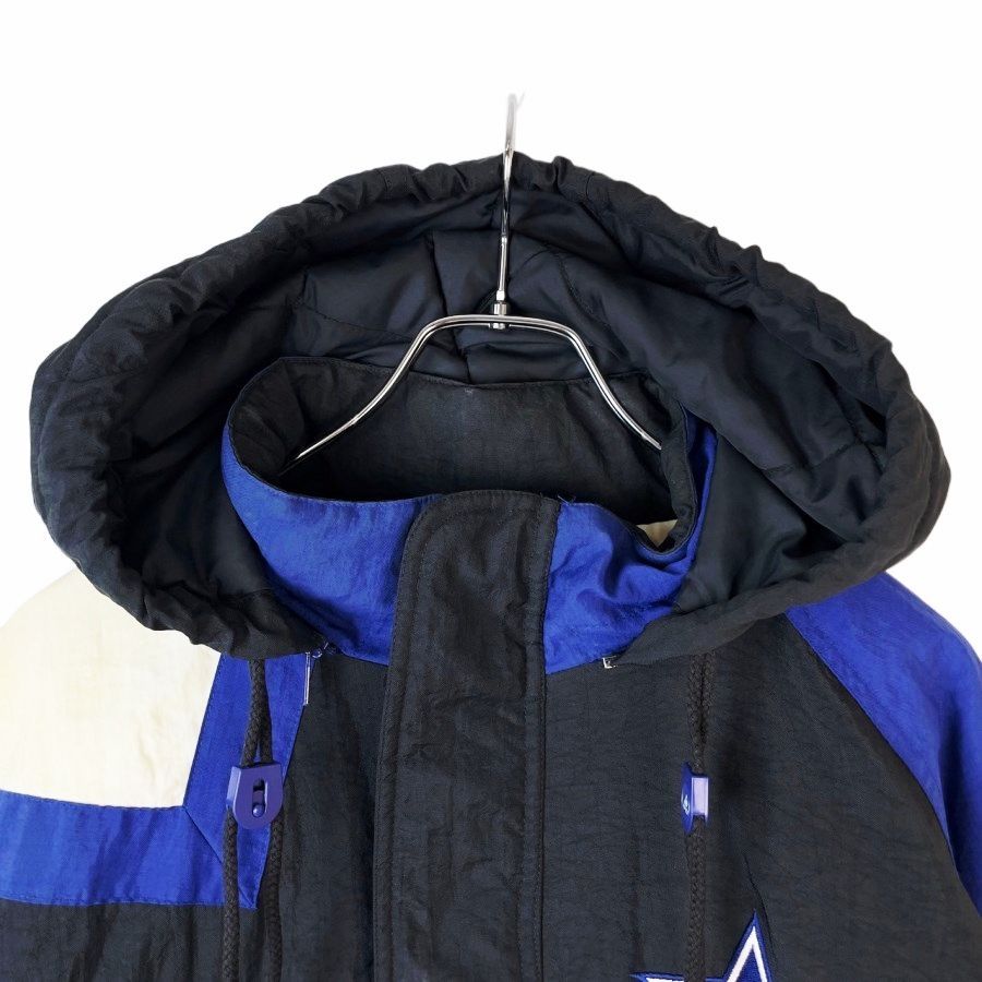 COWBOYS(NFL) アメリカンフットボール・ウォームアップジャケット NFLダラス・カウボーイズApex Oneナイロンジャケットフーディ裏地中綿