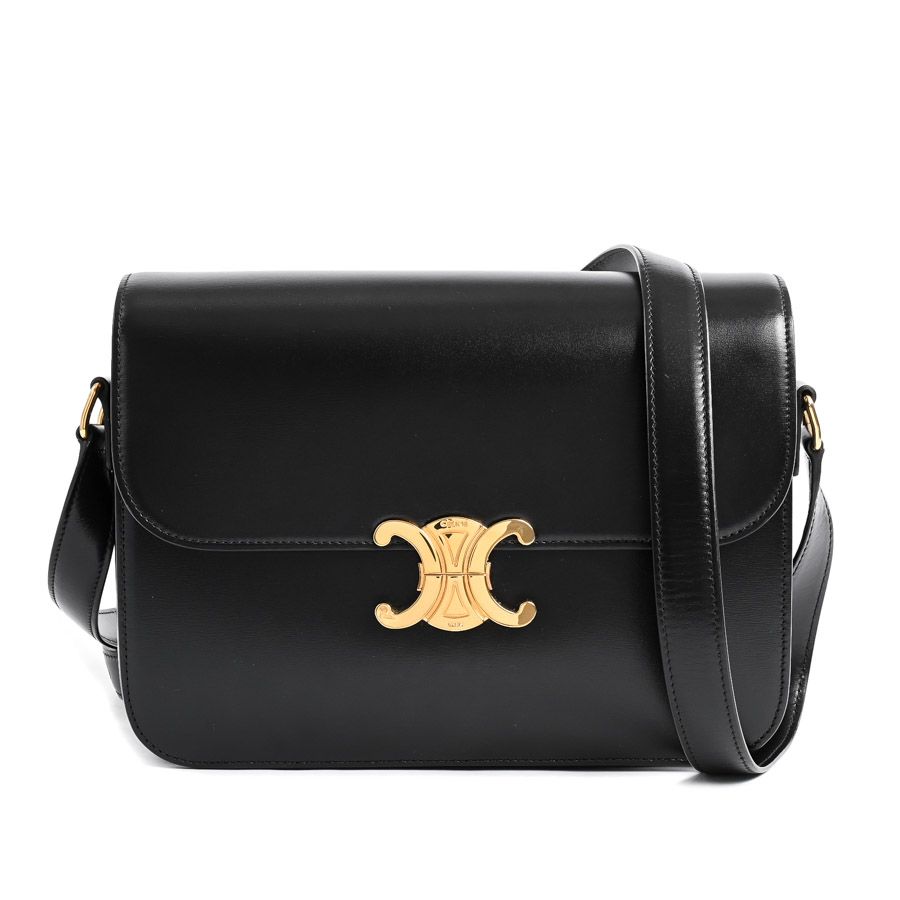 CELINE バッグ 楽天市場】☆SS7363 CELINE セリーヌ ガンチーニ金具 Wフラップ