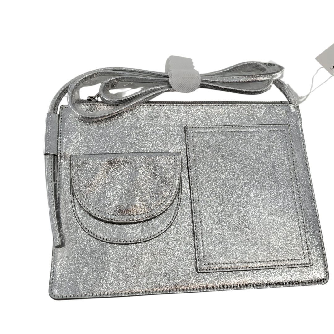 新品・訳あり soglia ソグリア ポケットショルダー シルバー バッグ 袋付き 牛革 - メルカリ