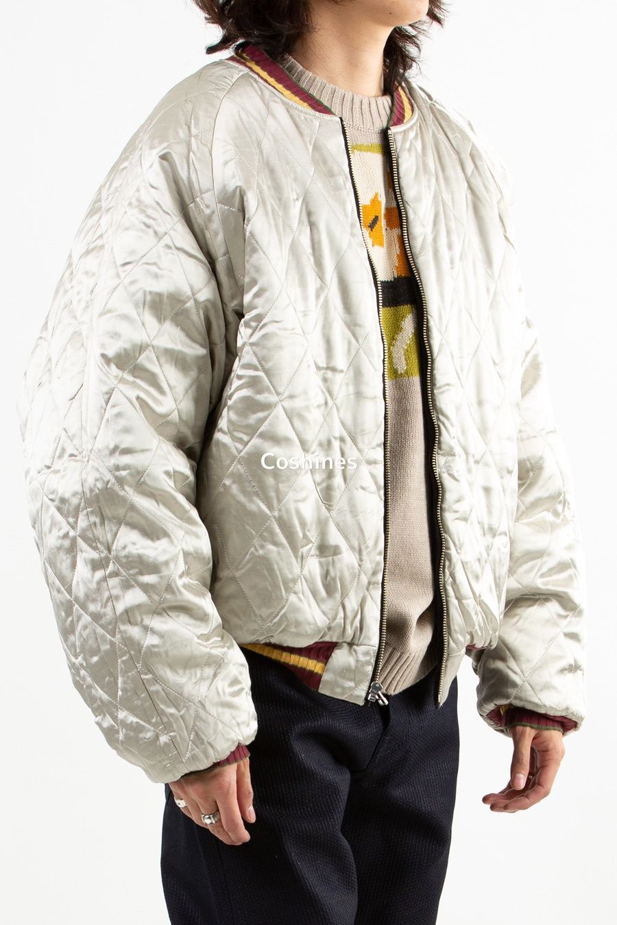 KAPITAL 21aw Shell-Trimmed Embroidered Cotton-Velvet Bomber Jacket キャピタル  硫化別珍 シャムボマージャケット - メルカリ