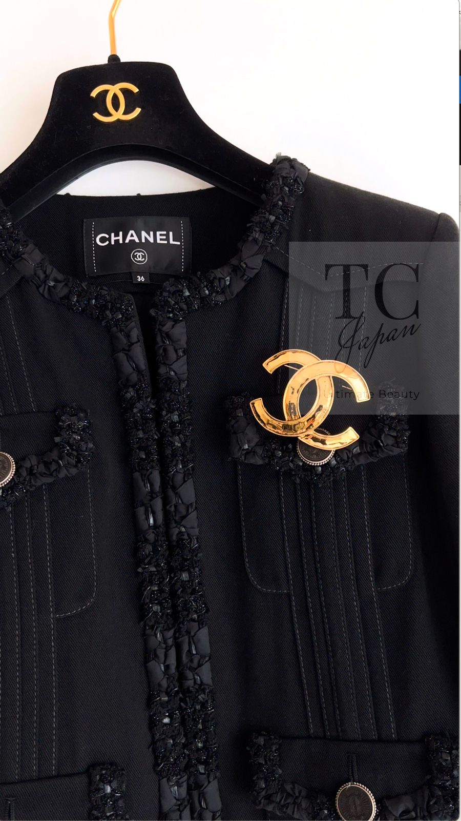 【大人上品♡落ち着いた印象が魅力的】CHANEL ジャケット CHANEL】シャネル『ジャケットsize42』P12668V07317 99P