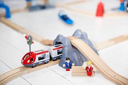 BRIO (ブリオ) WORLD 8の字スターターセット 33773「全26ピース」対象年齢 3歳~ (電動車両 電車 おもちゃ 木製 レール)