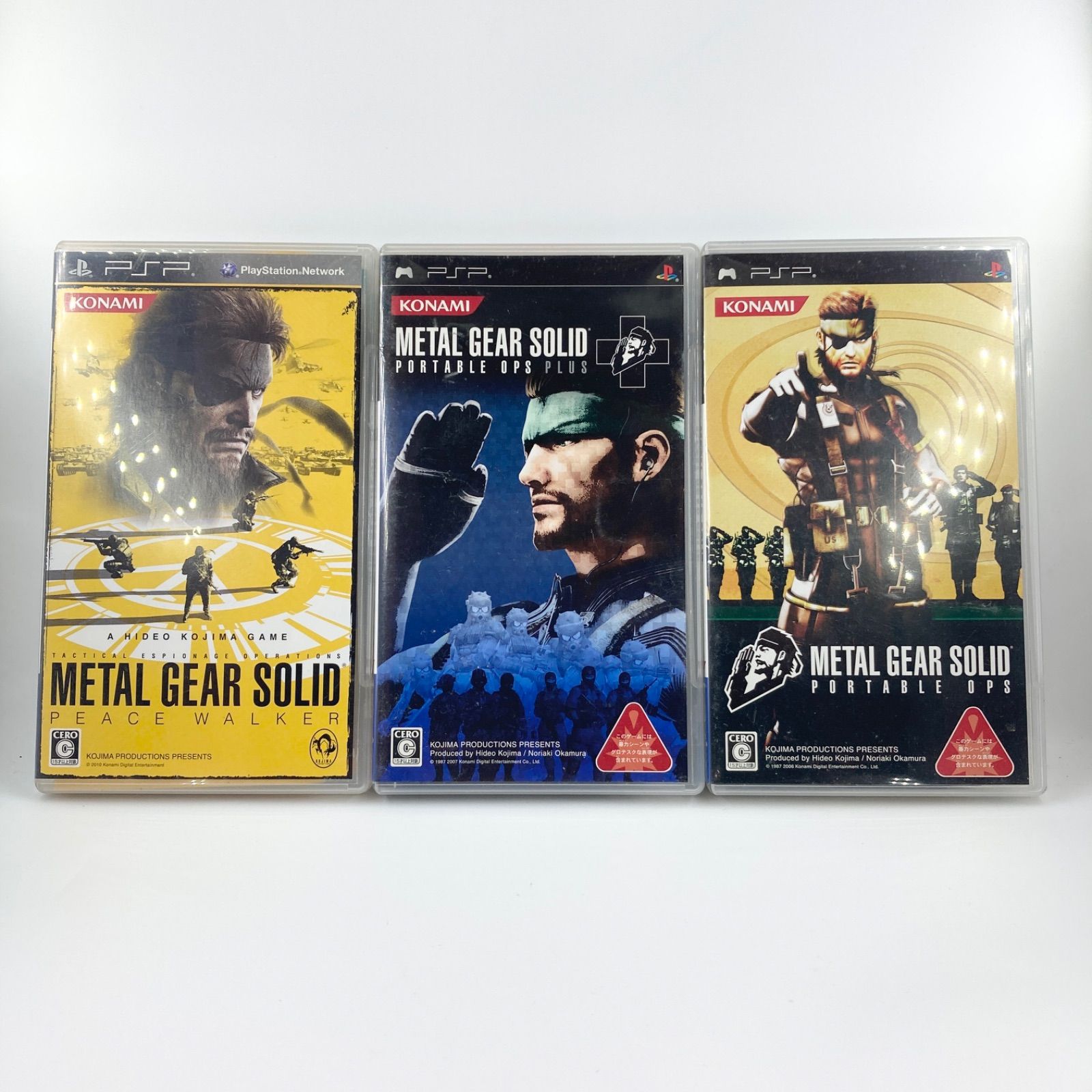 PSP メタルギア ソリッド METAL GEAR SOLID 3枚セット【1620】 - TOGO