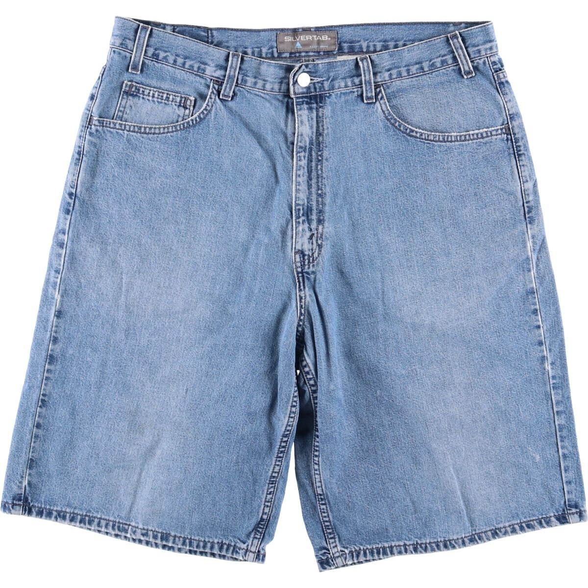 古着 00年代 リーバイス Levi s SILVER TAB シルバータブ BAGGY FIT デニムショーツ ハーフパンツ ジョーツ メンズw36相当|eaa587960
