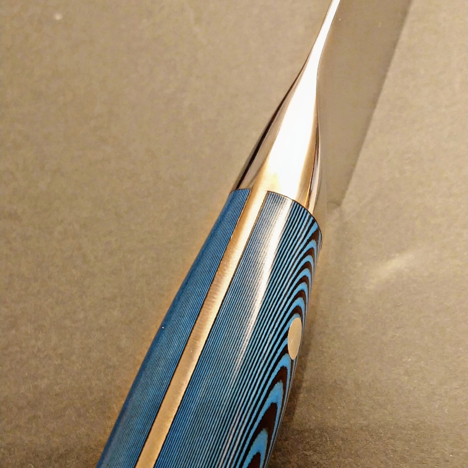 刺身包丁VG10 73層 ダマスカス鋼 先丸 筋引き 両刃 柳 刺身 包丁 青柄 WWW_NOITHATQUANGTHANH_NET