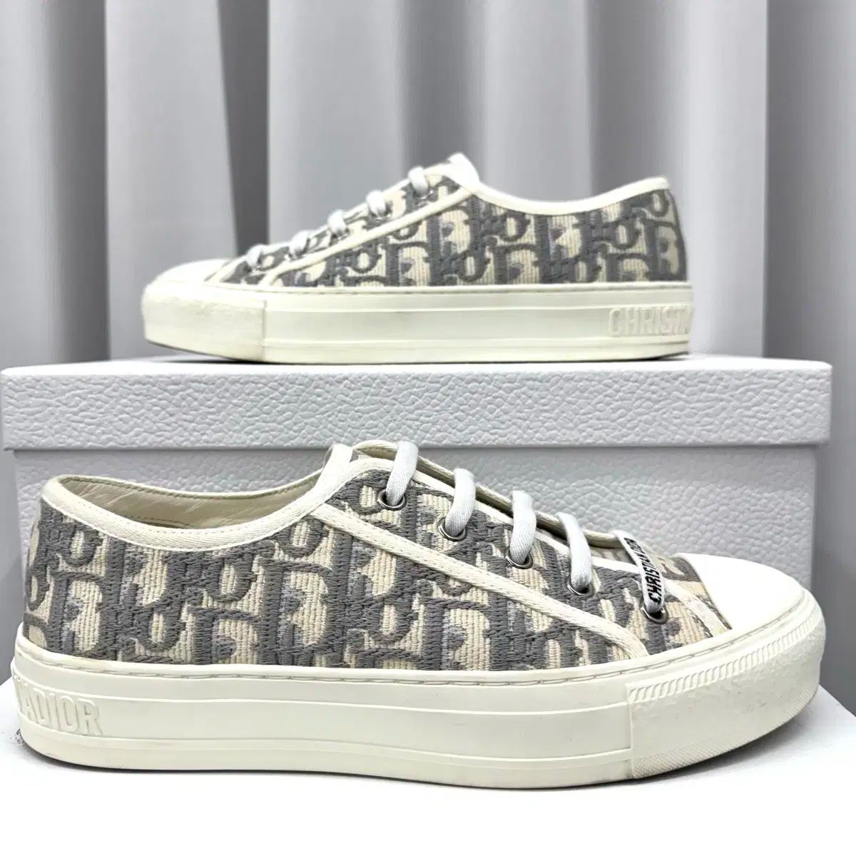 ほぼ DIOR ディオール WALK N DIOR ウォーキンディオール オブリーク スニーカーズ 38