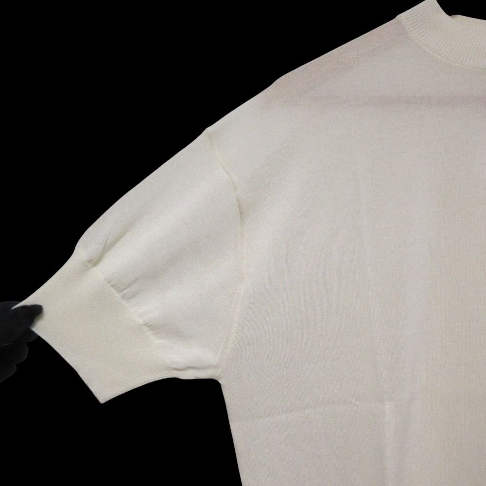 未使用 23SS yori ヨリ シャーベットニット 半袖 クルーネック  