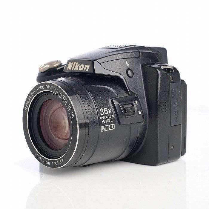 Nikon - 【中古】(ニコン) Nikon COOLPIX P500 ブラツク COOLPIX P ニコン コンデジ Nikon P500 ブラック 中古 新品SD