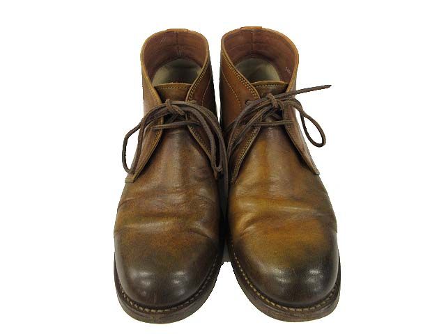 【サイズ0＝25-26cm】motoチャッカブーツ ＃1400 ダークブラウン サイズ0＝25-26cm】motoチャッカブーツ ＃1400 ダークブラウン