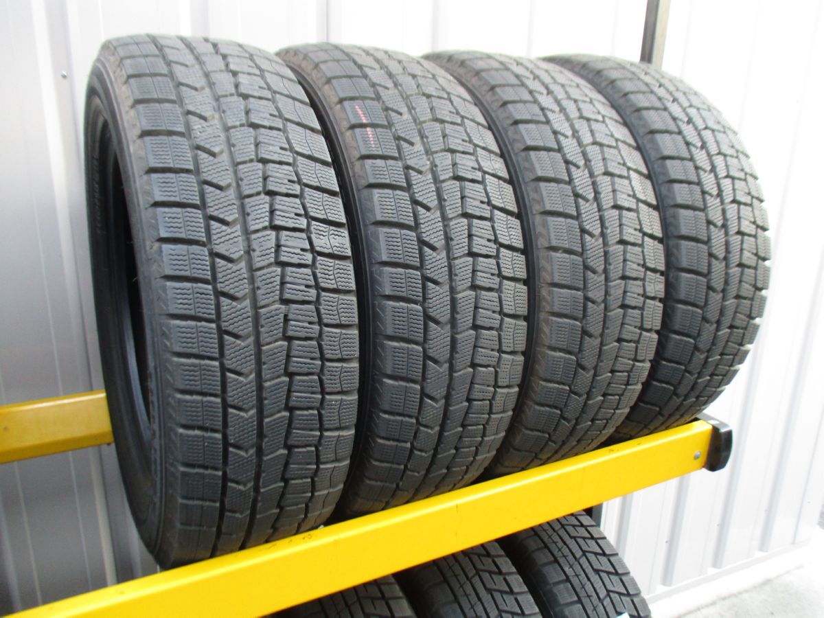 185/60R15 84Q ダンロップ WINTER MAXX WM02 スタッドレス 2020年製 4本 送料込 T47491024インボイス領収書発行可能