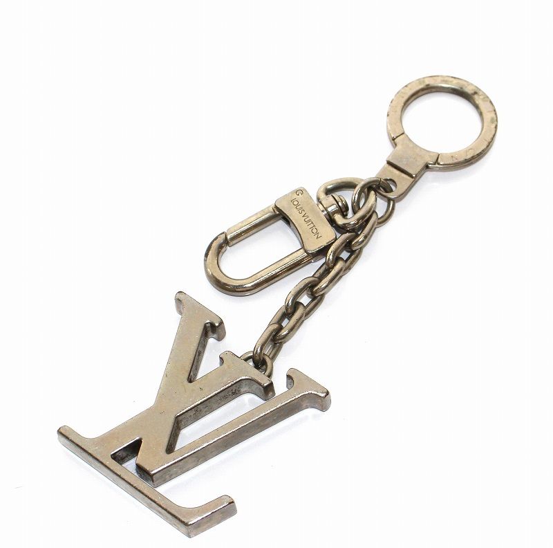 ルイヴィトン LOUIS VUITTON ポルト クレ イニシャル LV キーリング