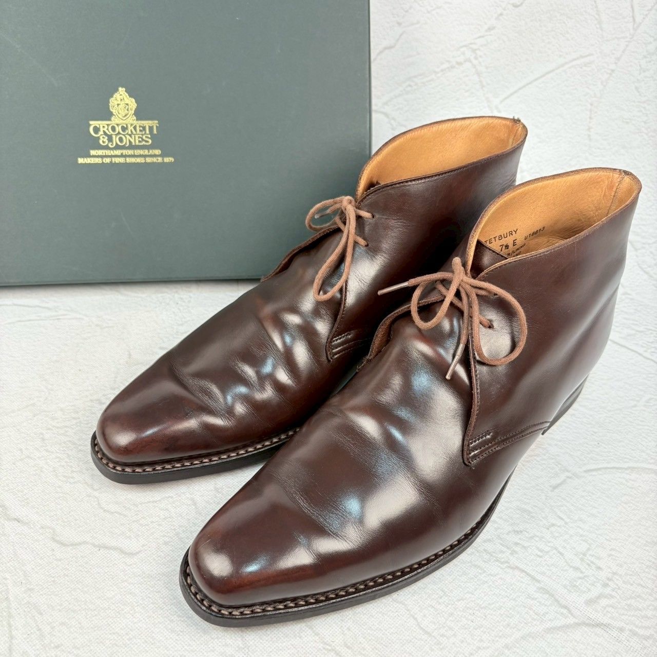 Crockett-Jones クロケットアンドジョーンズ TETBURY テッドベリー チャッカ 濃茶 UK7.5 | 26cm