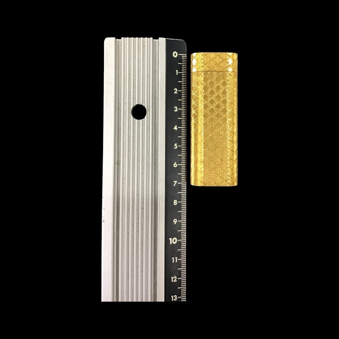 Cartier カルティエ ガスライター ゴールドギロシェ柄