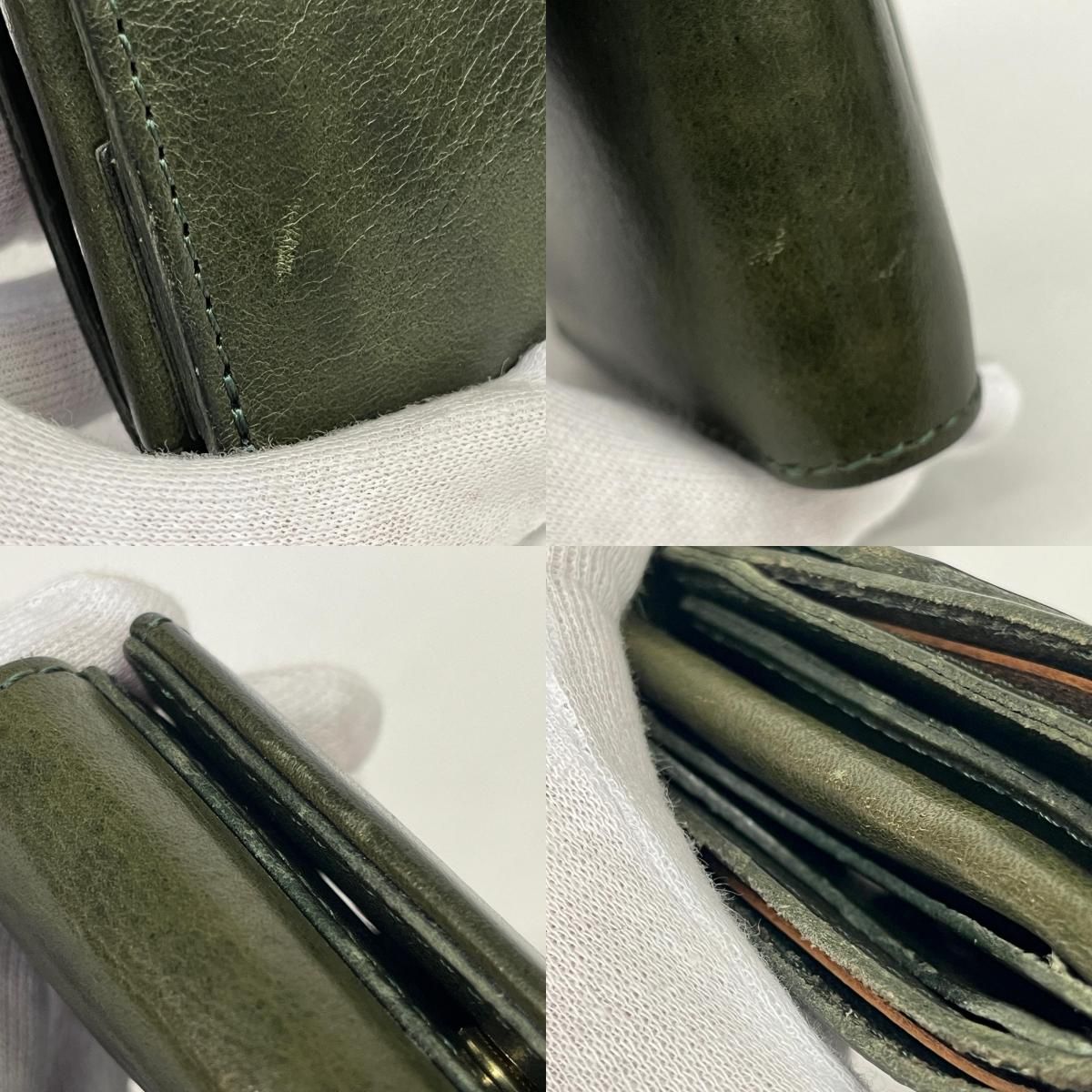 加古川店】 中古 二つ折り財布 BEER BELLY/ハッチバック カーキ 【124  