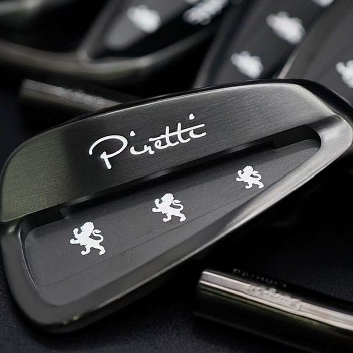 Piretti ピレッティ クラシック DLC アイアン 6本組（#5-#9，PW）ブラックPVD加工 スチールシャフト（DynamicGold S200/N.S.Pro950GH S）