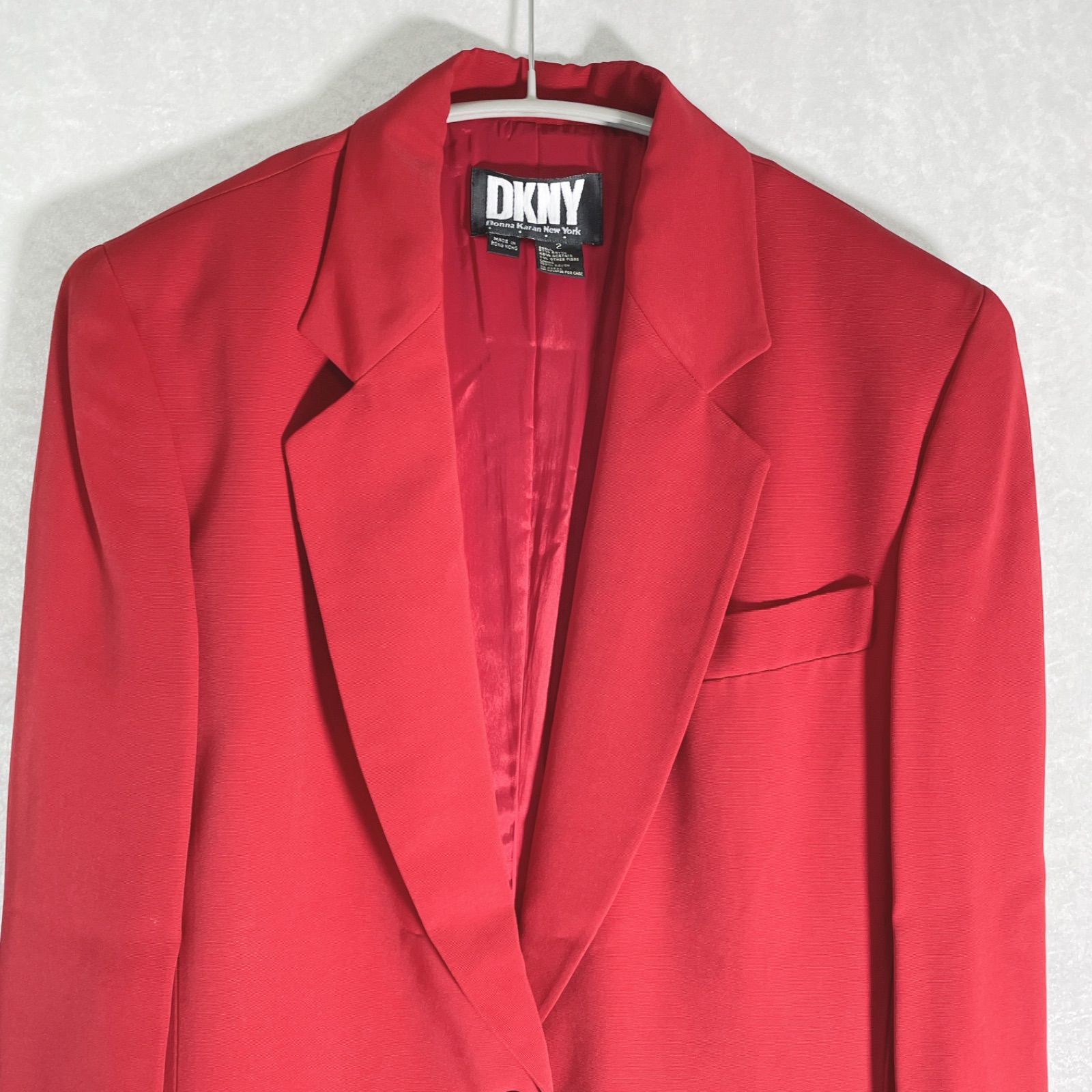 DKNY テーラードジャケット 金ボタン ヴィンテージ パワーショルダー