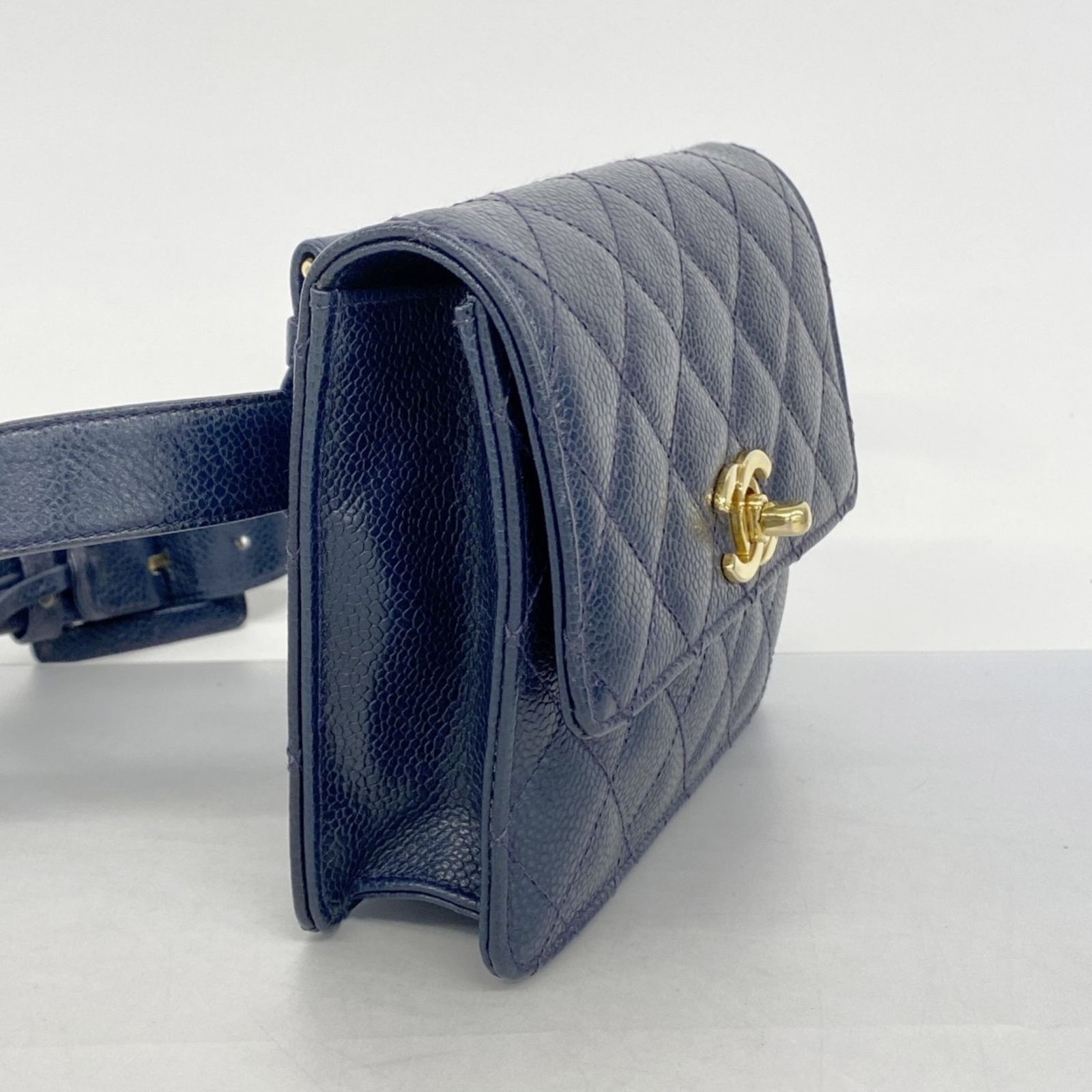 シャネル(Chanel) シャネル ウエストバッグ マトラッセ キャビア