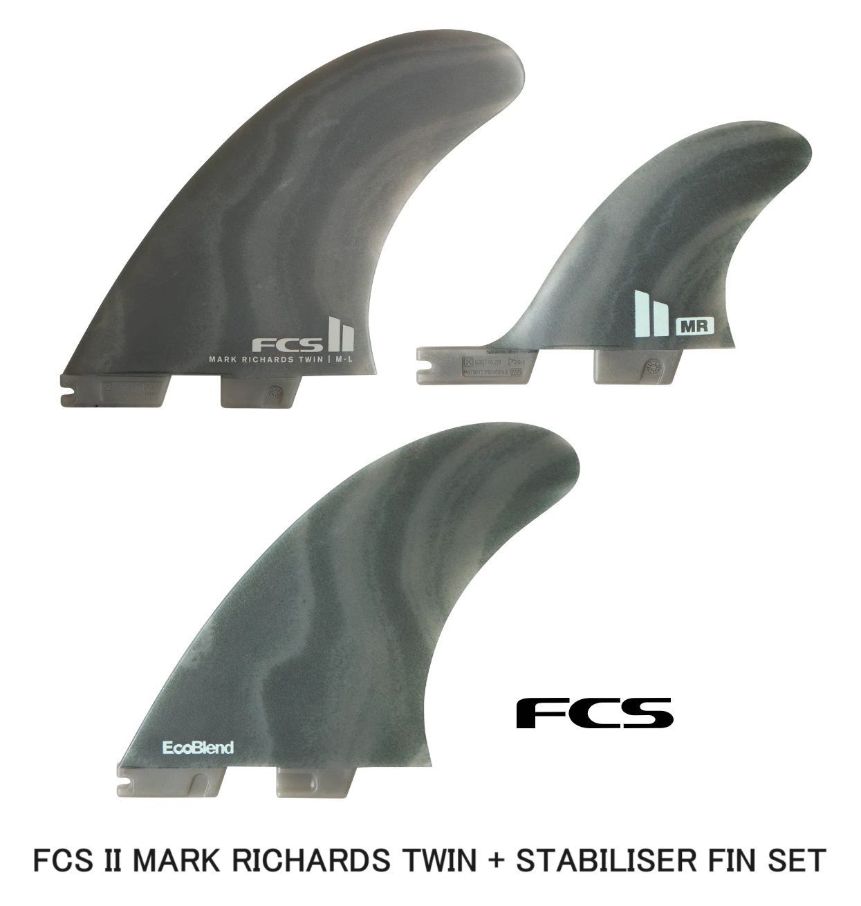 FCS II MARK RICHARDS TWIN 1 NEO GLASS Fin