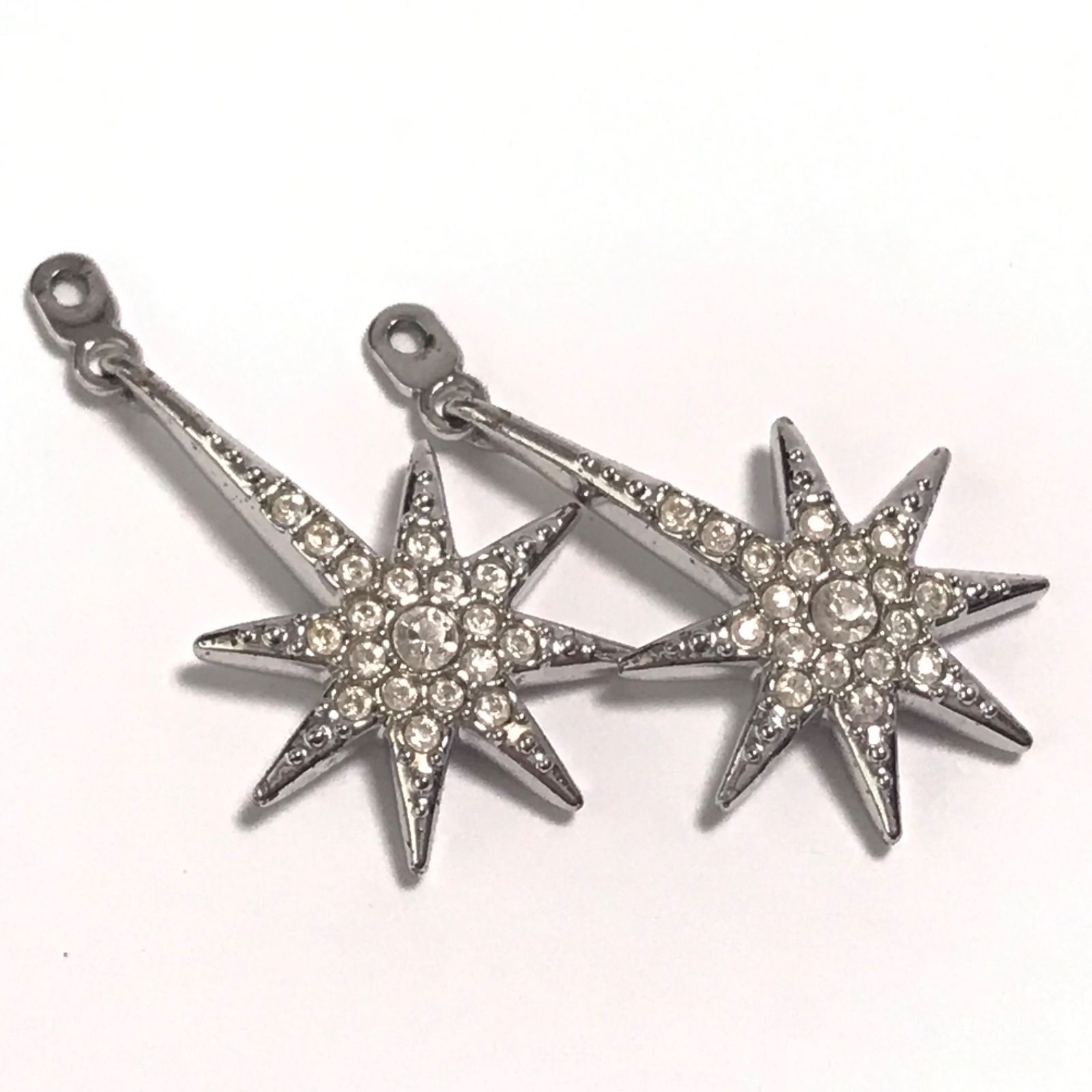 スワロフスキー　パール 星 モチーフ 2wayピアス スワロフスキー パール 星 モチーフ 2wayピアス スワロフスキー