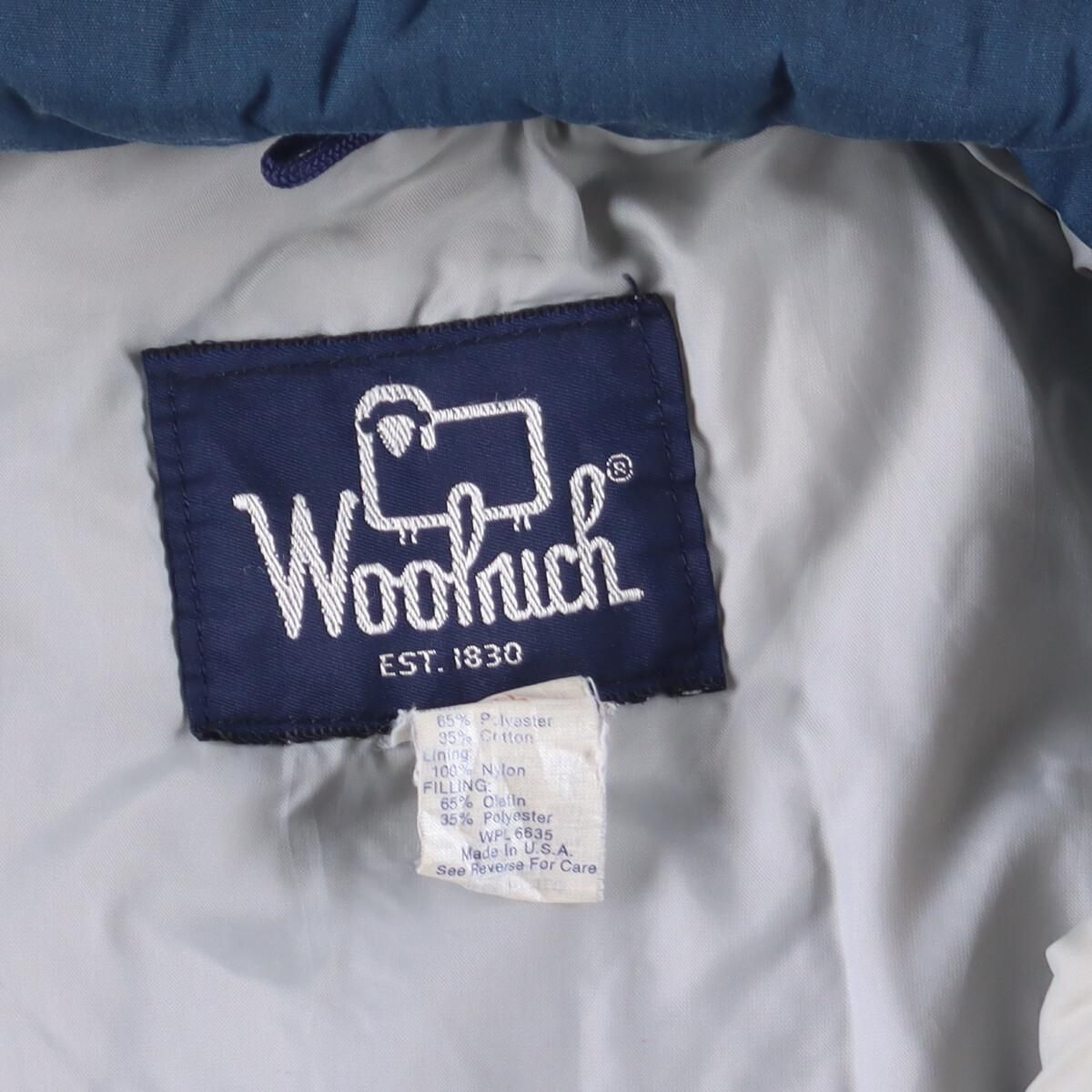 古着 80年代 ウールリッチ WOOLRICH 中綿マウンテンジャケット USA製