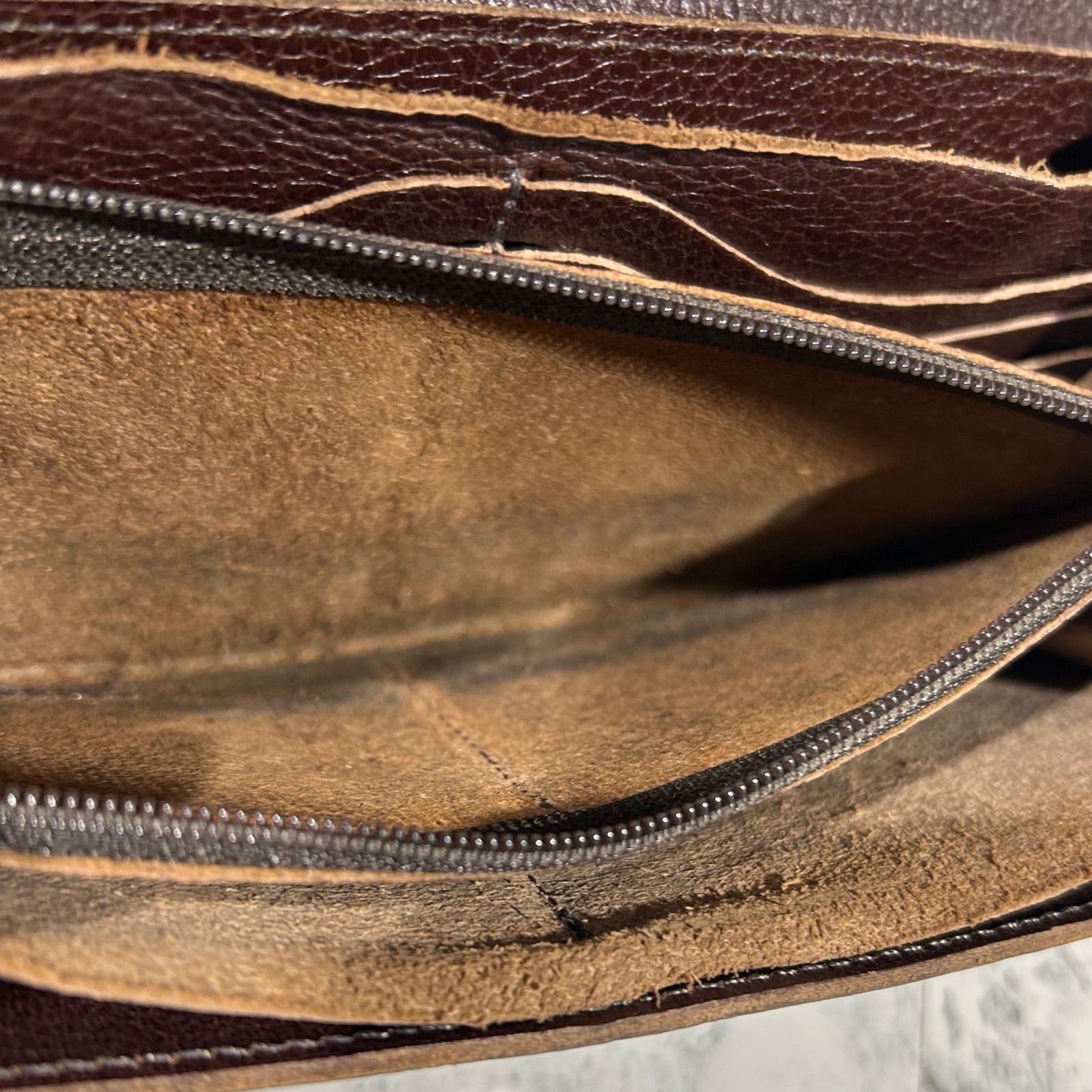イルビゾンテ IL BISONTE ロングウォレット 長財布 レザー ダーク 