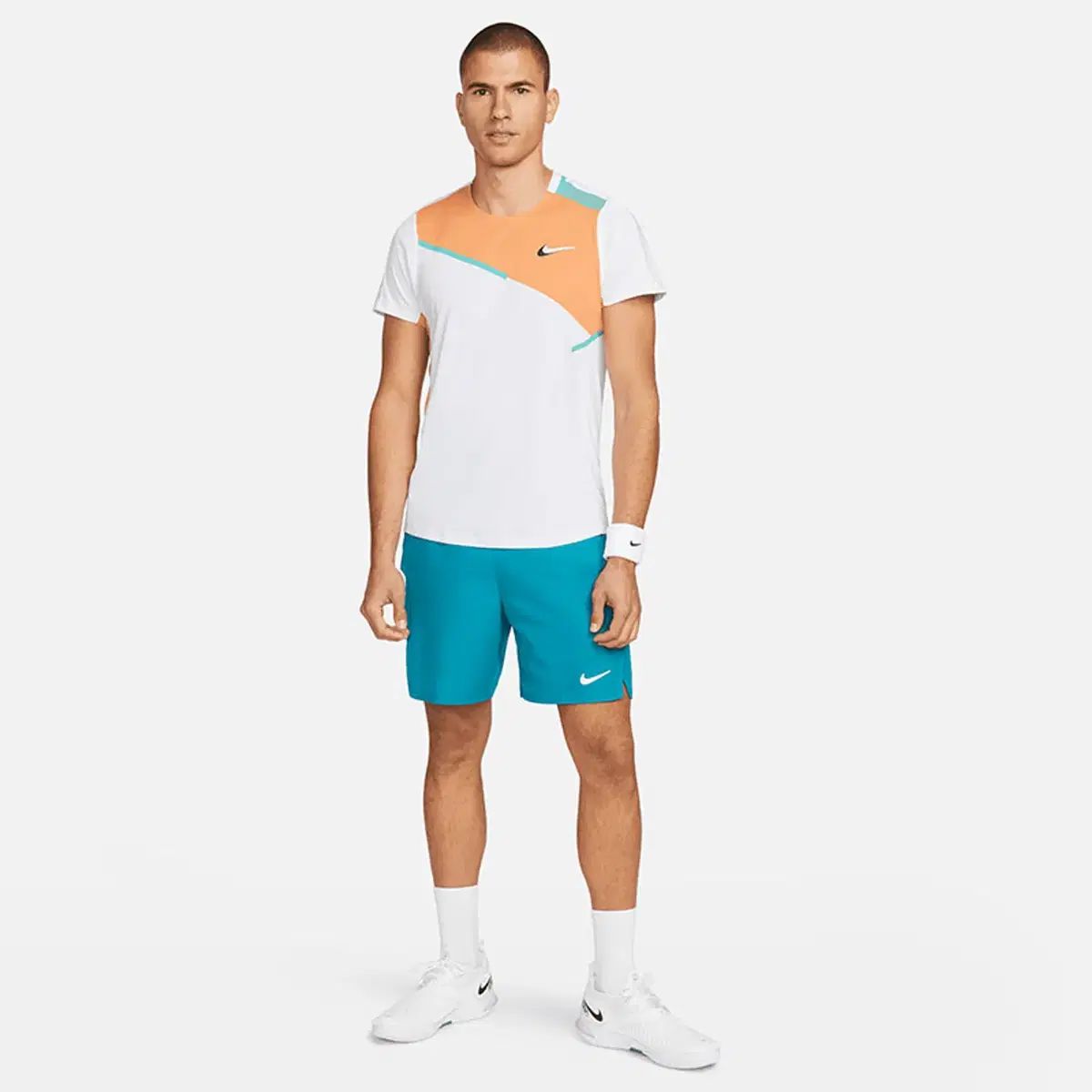 L NIKE ナイキ コート DRI ー FIT 勝利 7 インチ テニス ショーツ ターコイズ LLC-HASEGAWATOSO_COM