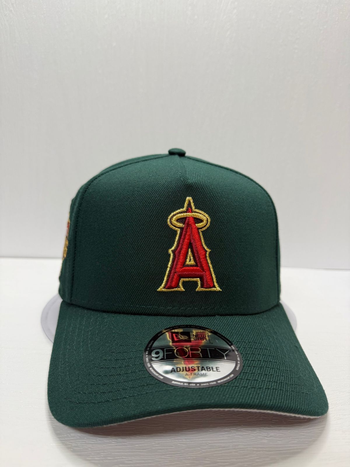 Newera ロサンゼルスエンゼルス 20thアニバーサリー 9forty A-FRAME スナップバックキャップ グリーン