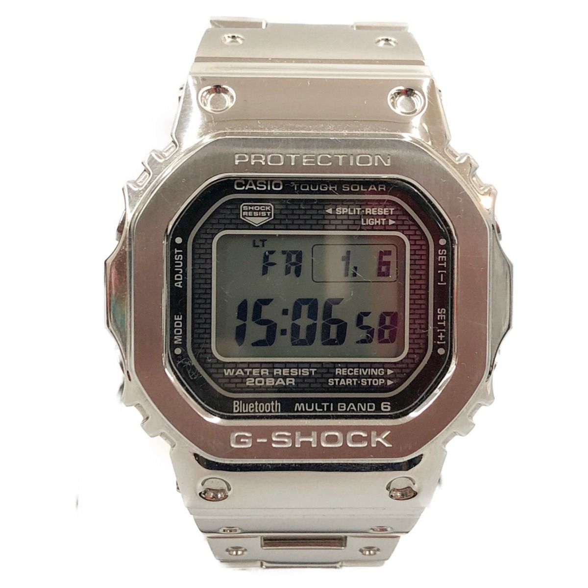 〇〇CASIO カシオ デジタル 電波ソーラー G-SHOCK ジーショック GMW-B5000D-1JF シルバー