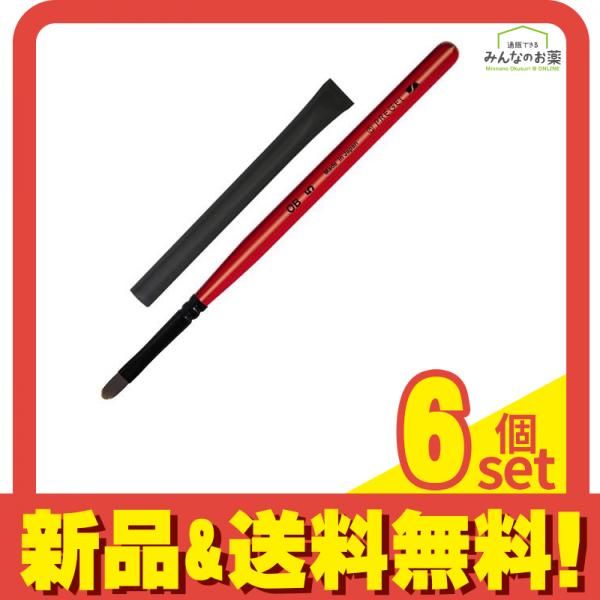 PREGEL SPIRIT(プリジェル スピリッツ) ネイルブラシ 平筆 OB-5 1本入 6個セット まとめ売り