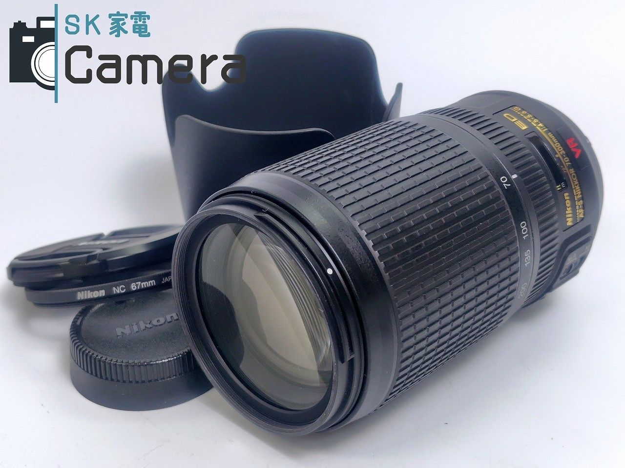 美品】 Nikon ED AF-S NIKKOR 70-300mm F4.5-5.6 G VR ニコン  