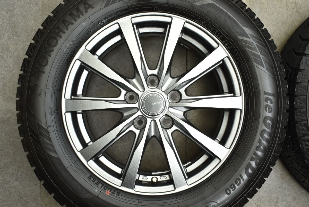 GRASS 16インチ PCD114．3 6．5J ＋53 205/50R16