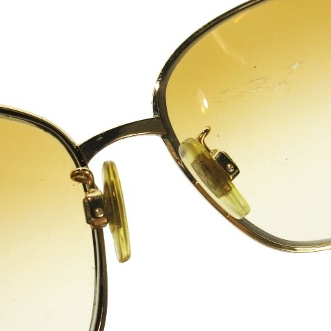 美品✨D&G ドルチェアンドガッバーナ　サングラス　ゴールド　ロゴ刻印　Y2K DOLCE&GABBANA - 正規レア ドルチェ&ガッバーナ D&Gロゴ ティア