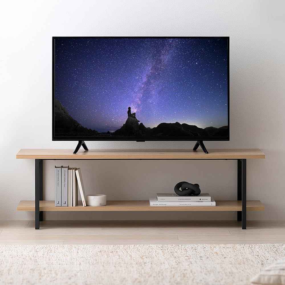 アイリスオーヤマ テレビ台 ローボード おしゃれ 北欧 スリム 収納 ＡＶボード ナチュラル|ブラック アイリスオーヤマ HAB-1000