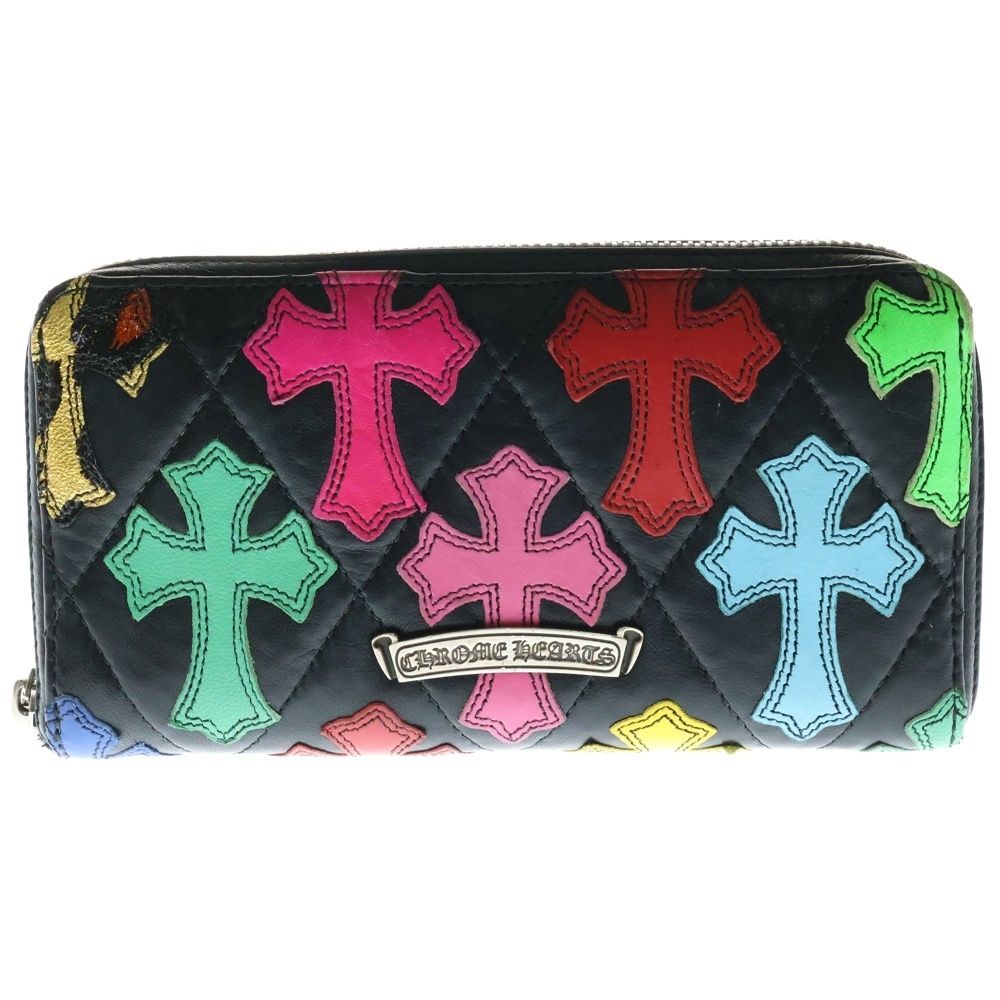 未使用級　CHROME HEARTS セメタリークロス　レザーパッチ　長財布 楽天市場】【10%OFF】 クロムハーツ 長財布 REC ZIP 3PTCH 3