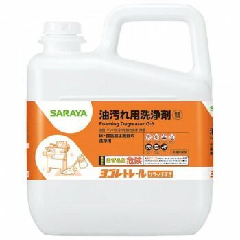 サラヤ 油汚れ用洗浄剤 ヨゴレトレールサラっとすすぎ 4.8kg 32390