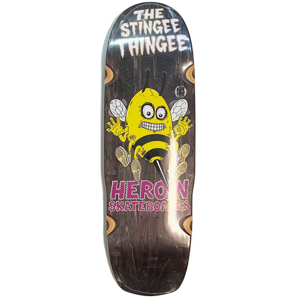 9.8インチ 2023年モデル HEROIN ヘロイン STINGEE THINGEE DECK デッキ 板【スケートボード/スケボー/SKATEBOARD】