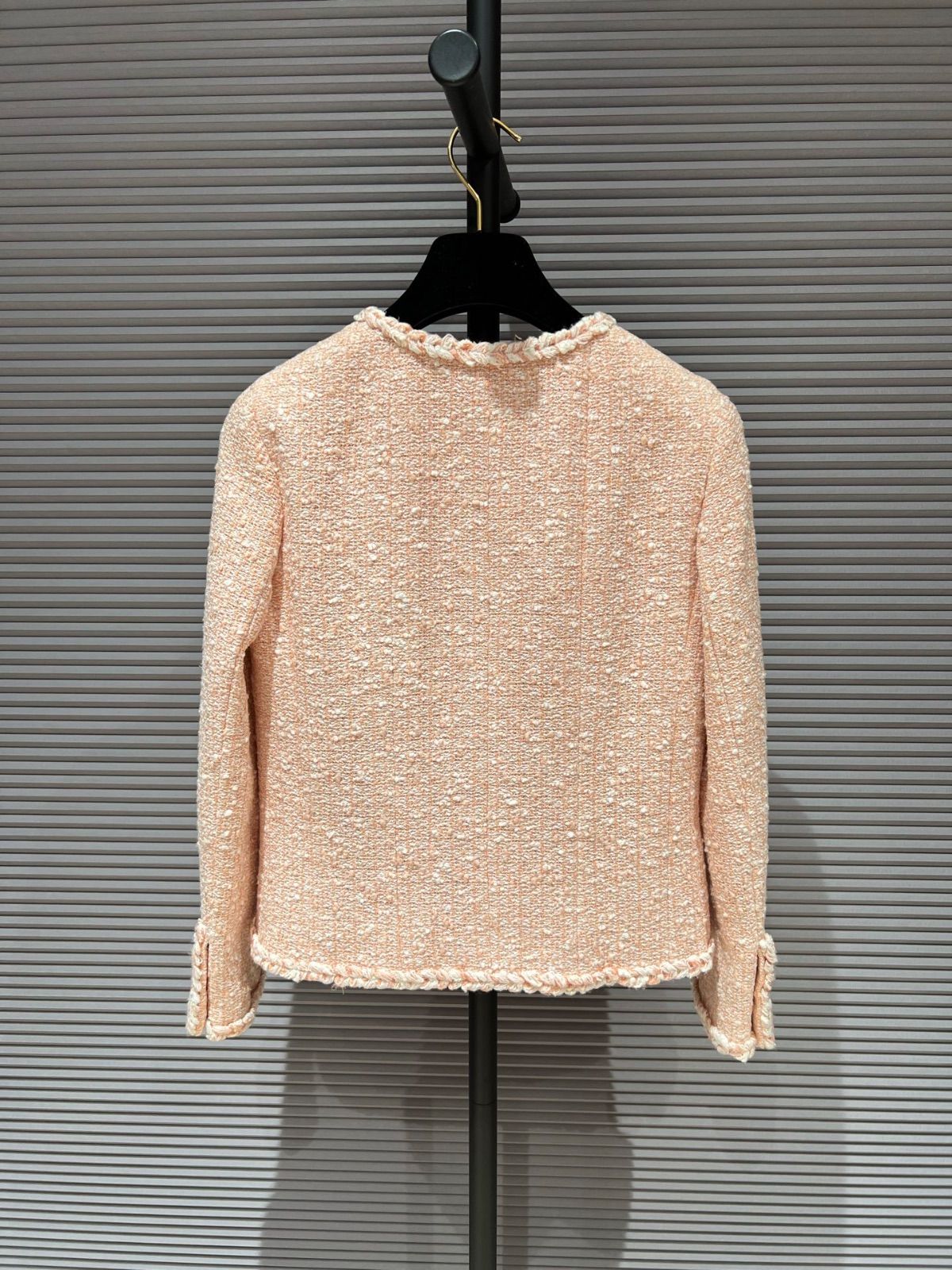 シャネルジャケット 極美品 CHANEL シャネル ウール エンブレム ダブル ジャケット