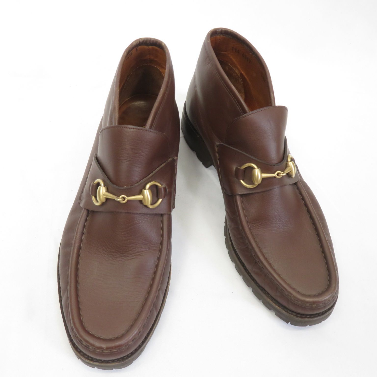 GUCCI ホースビット レザー チャッカブーツ