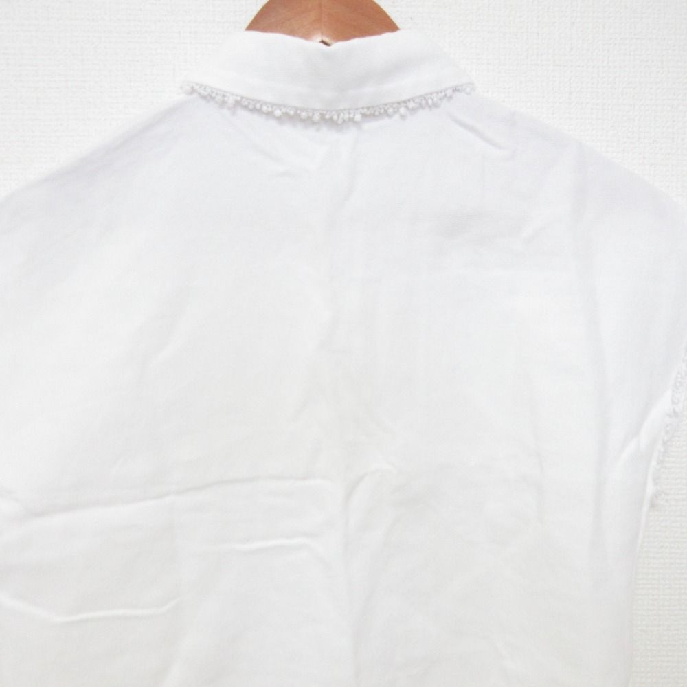 美品 mina perhonen ミナペルホネン Ischia 丸襟 ラウンドカラー